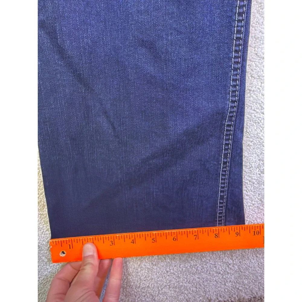 Silver Jeans Zac Relaxed Straight Jeans Mens 36x34 Blue Dark Wash M42408EBB419